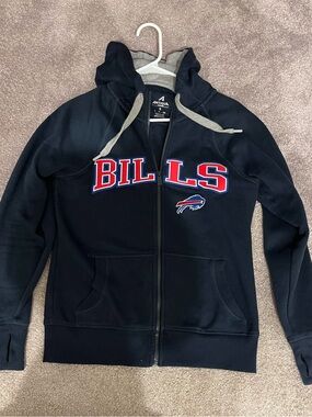 Antigua Navy Buffalo Bills Full-Zip Hoodie
